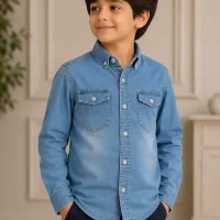 پیراهن لی بچگانه اسپرت آبی